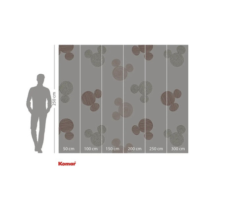 Fototapet med Mickey Mouse-motiv för väggdekoration