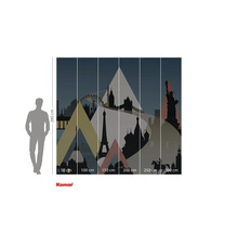 Fototapet med silhuett av en världsmetropol