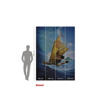 Fototapet med motivet från filmen Vaiana, bestående av fyra delar