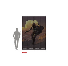 Komar fototapet med Mandalorian och barn, 280 x 200 centimeter