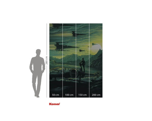 Komar Star Wars fototapet med rymdskeppsmotiv