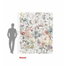 Komar fototapet med blommotiv och en höjd på 250 cm.