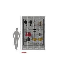 Komar Mickey Mouse fototapet med måtten 280 gånger 200 centimeter