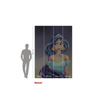 Komar Jasmine non-woven tapet, 4 delar, med en illustration av Disney-prinsessan Jasmine.
