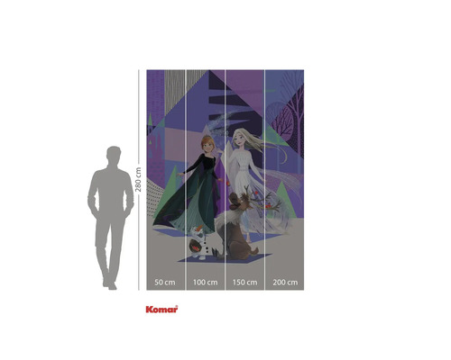 Komar fototapet med Frost-motiv, 280 cm hög och 200 cm bred