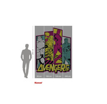 Komar Avengers fototapet med superhjältarna Hulk, Thor, Iron Man och Captain America