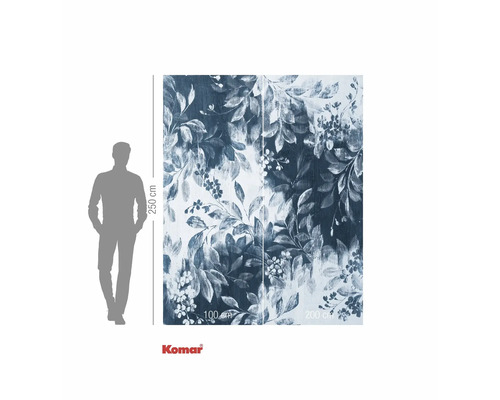 Fototapet med blomstermotiv, mått 250 gånger 200 cm