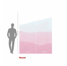 Komar fototapet med vågmönster, mått 250 x 300 cm