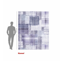 Fototapet med geometriskt mönster och storleksangivelse.