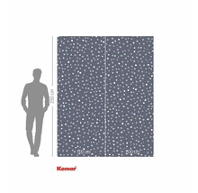 Komar fototapet med prickmönster och mått 250 x 300 cm
