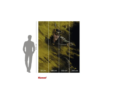 Komar Loki fototapet, 250 gånger 200 centimeter