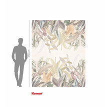 Fototapet med lövmotiv och höjdangivelse 250 cm