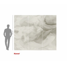 Komar fototapet med molnmönster, 300 cm bred och 250 cm hög