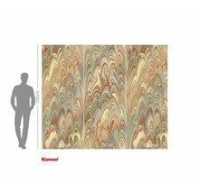 Fototapet med marmorlook och storleksangivelser