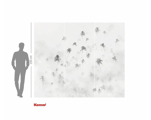 Fototapet med palmmotiv, mått 250 x 300 cm