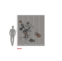 Fototapet med Mickey Mouse motiv och storleksangivelser