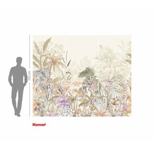 Komar fototapet med djungelmotiv och olika växter