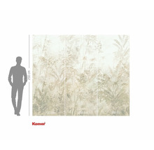 Komar fototapet med djungelmotiv och storleksangivelser