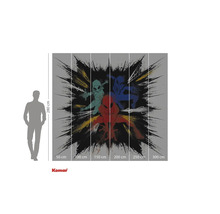 Fototapet med Spider-Man-motiv och storleksinformation