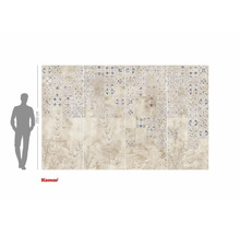 Fototapet med kakelmotiv, mönstrad, 400 x 250 cm