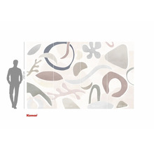 Fototapet med abstrakt, organiskt mönster