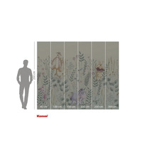 Komar fototapet med Nalle Puh, Tiger, Nasse och Ior motiv, höjd 250 cm och bredd 300 cm