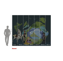 Komar fototapet med motiv från Trassel, mått 350 x 280 centimeter