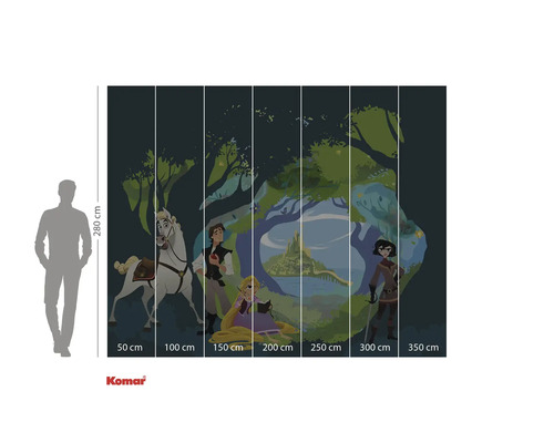 Komar fototapet med motiv från Trassel, mått 350 x 280 centimeter