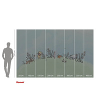 Komar Nalle Puh fototapet med skogsdjursmotiv, 250 x 400 centimeter