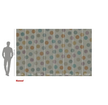 Fototapet med prickar och Disney-motiv för väggdekoration