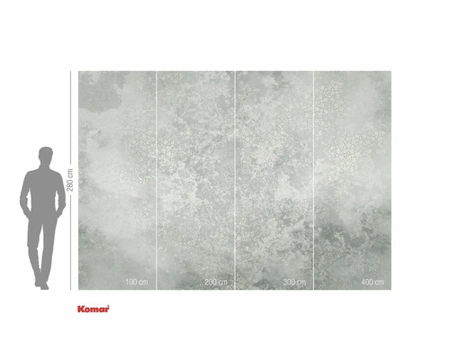 Fototapet med abstrakt mönster och storleksinformation