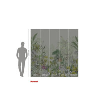 Komar fototapet med djungelmotiv och storleksinformation