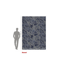 Fototapet med blommönster och storleksangivelser