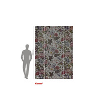 Komar fototapet med blommönster, 280 cm hög och 200 cm bred