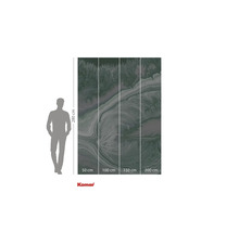 Komar fototapet med marmormönster och storleksangivelser.