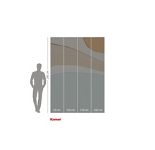 Komar fototapet med abstrakt design, 280 cm höjd, breddangivelser