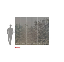 Komar fototapet med bambuskog och fågel, mått 250 x 300 cm