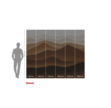 Fototapet med bergmotiv och storleksangivelser