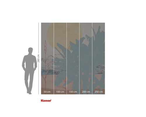 Fototapet med växtmotiv, 280 x 250 centimeter