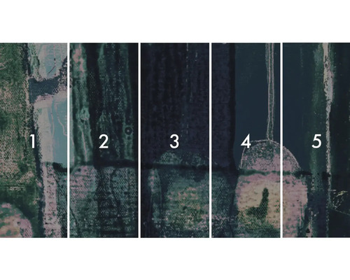 Fibertapet med olika mönster