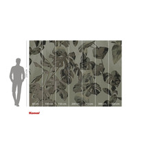 Komar fototapet med växtmotiv och storleksinformation.