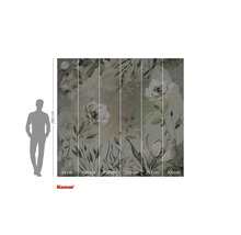 Fototapet med blommönster, 280 x 300 centimeter