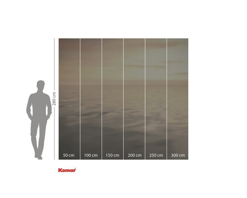 Fototapet med havsutsikt och storleksinformation.