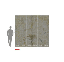 Komar fototapet med djungelmotiv, leopard och papegojor, mått 280 x 300 cm