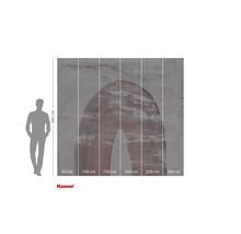 Komar fototapet med abstrakt bågmotiv, mått 300 x 280 cm