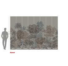 Komar fototapet med djungelmotiv, mått 400 cm bredd x 280 cm höjd