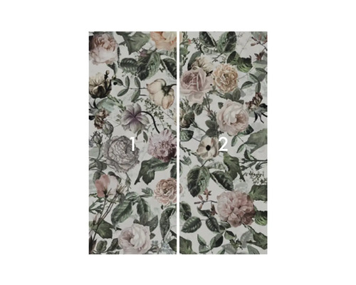Fototapet i två delar med rosmotiv