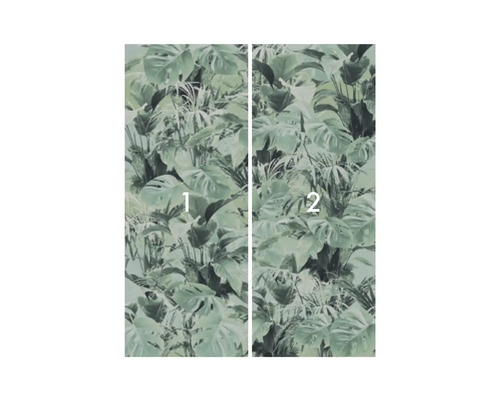 Tapet med växtmotiv, bestående av två våder