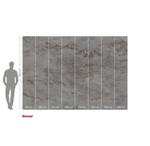 Fototapet med japanskt landskap och måttangivelser