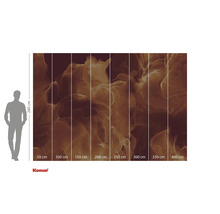 Fototapet med abstrakt mönster och storleksinformation